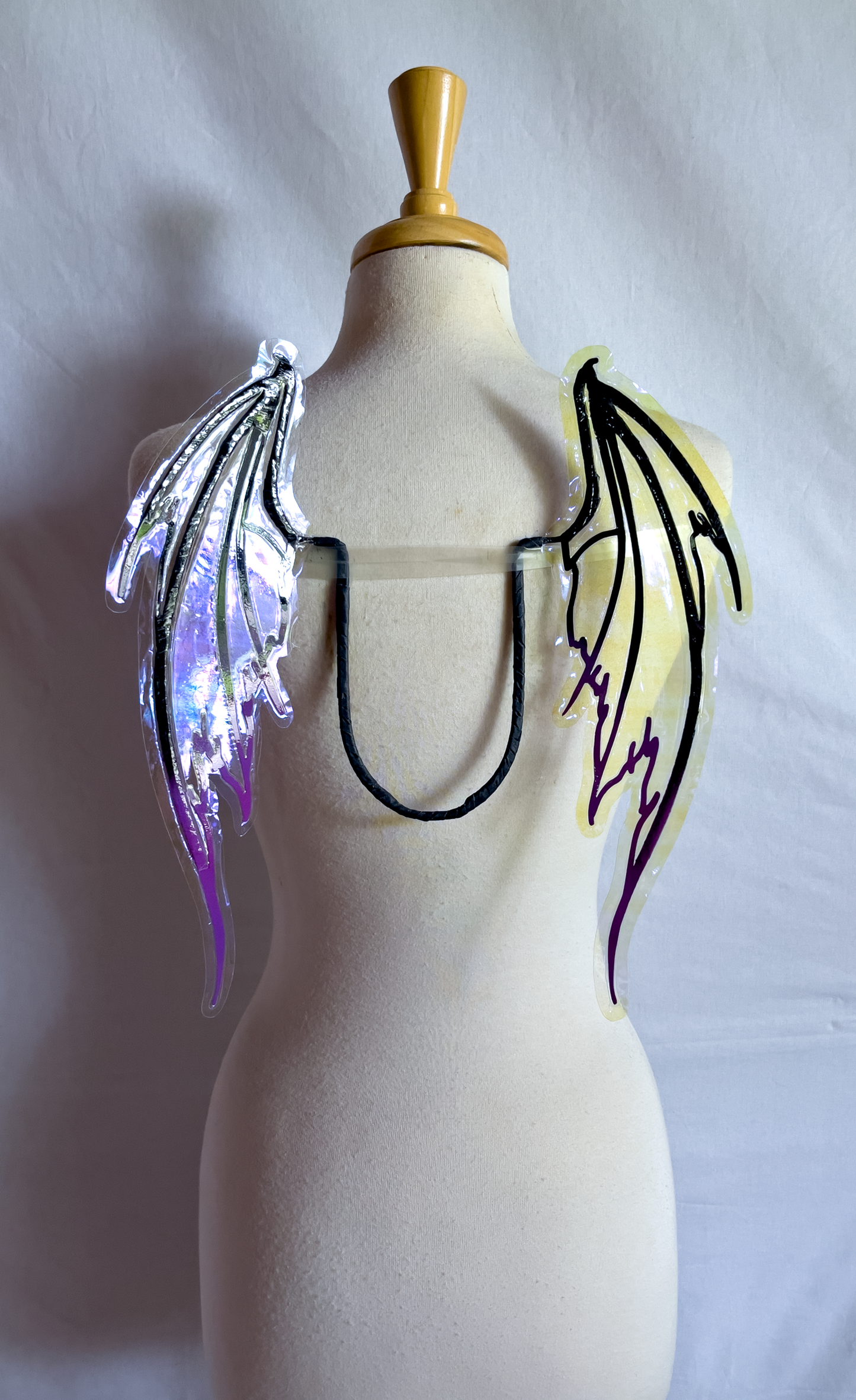 Fabled Forest Collection - Corvus with Black and Purple Frames and Moonlight Orchid Iridescent Film