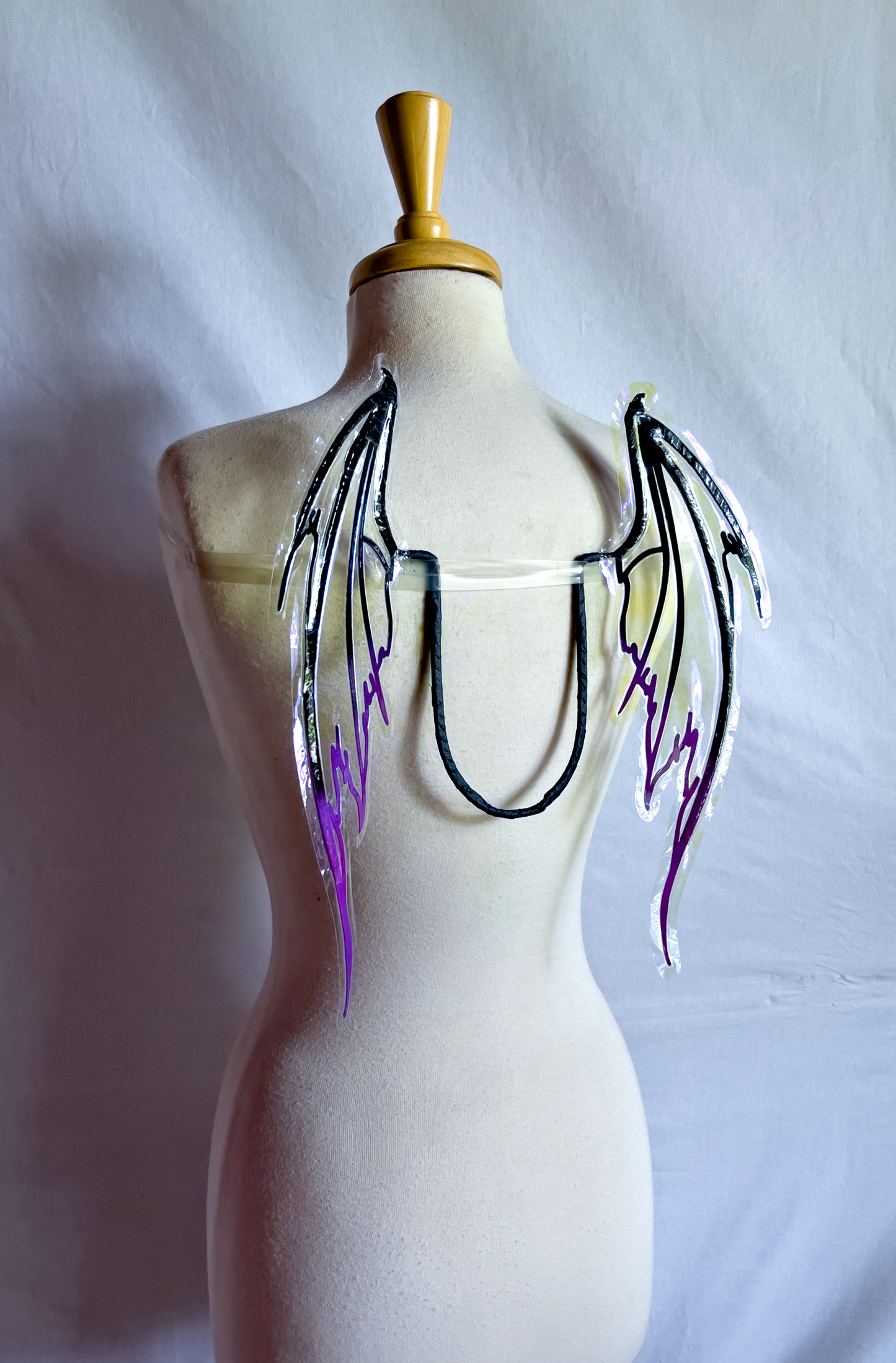 Fabled Forest Collection - Corvus with Black and Purple Frames and Moonlight Orchid Iridescent Film