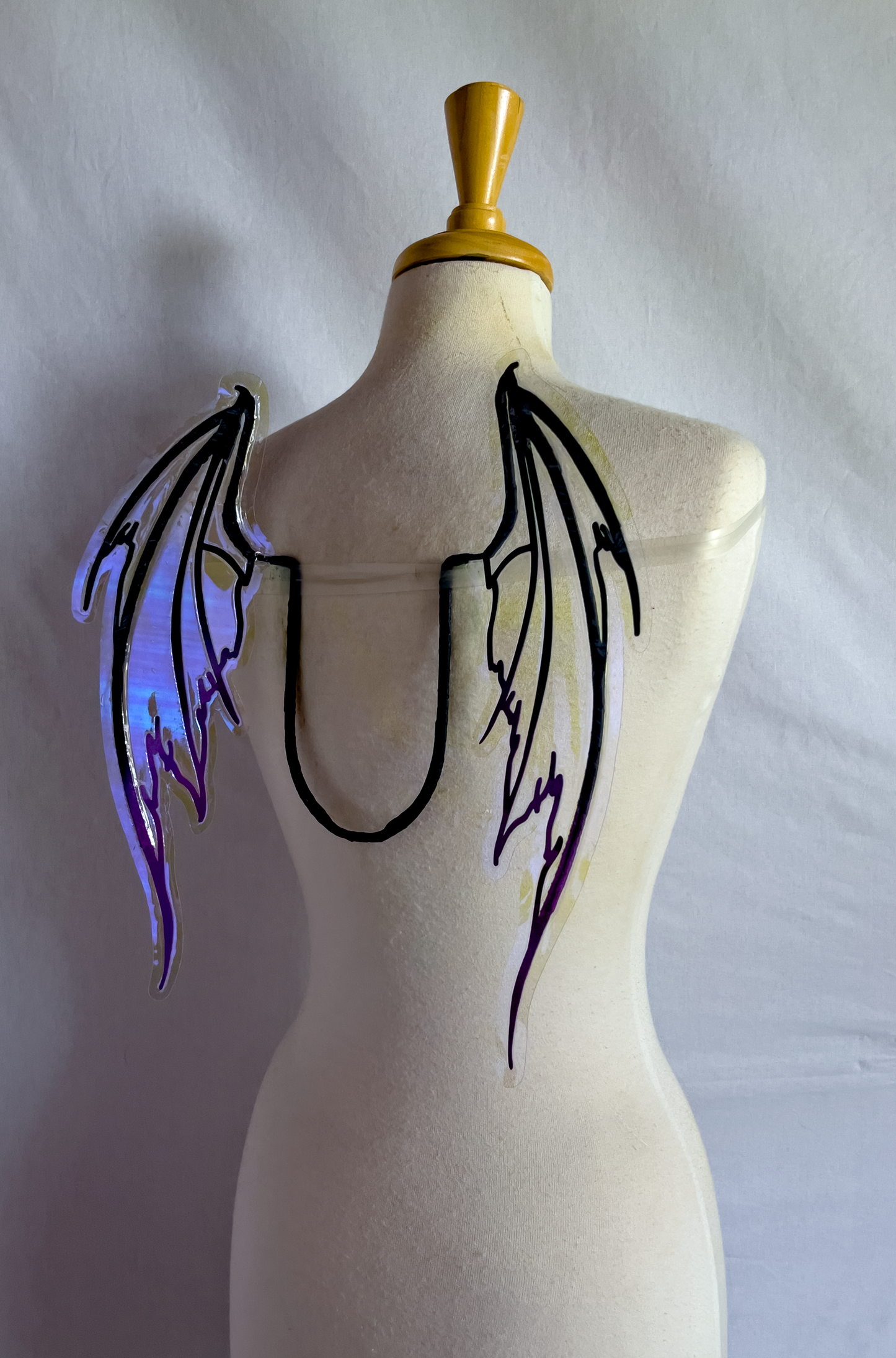 Fabled Forest Collection - Corvus with Black and Purple Frames and Moonlight Orchid Iridescent Film