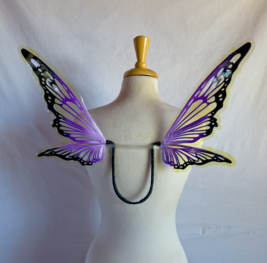 Fabled Forest Collection - Artemesia with Purple and Black Frames and Moonlight Orchid Iridescent Film