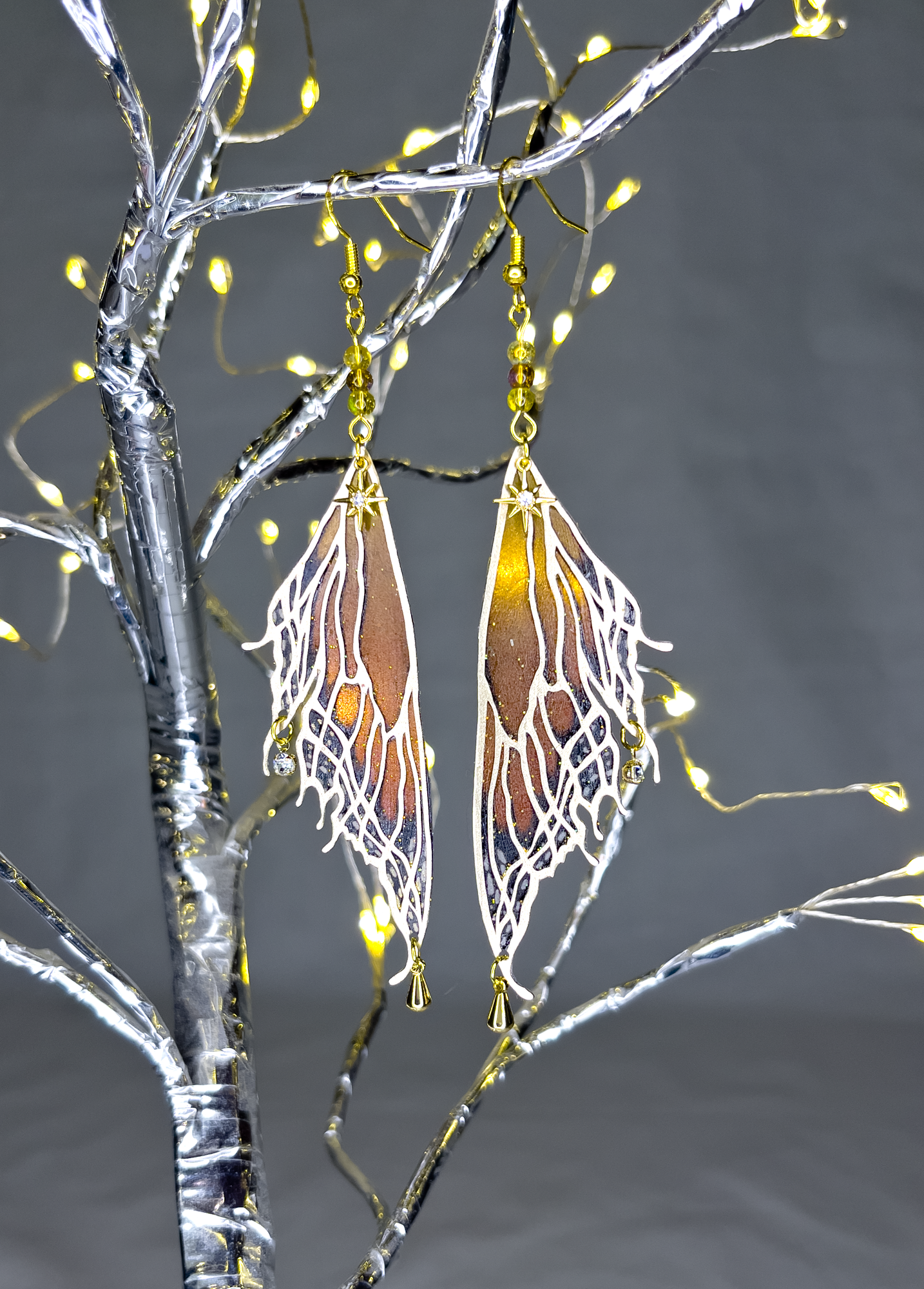 Cassiopeia Fairy Wing Earrings