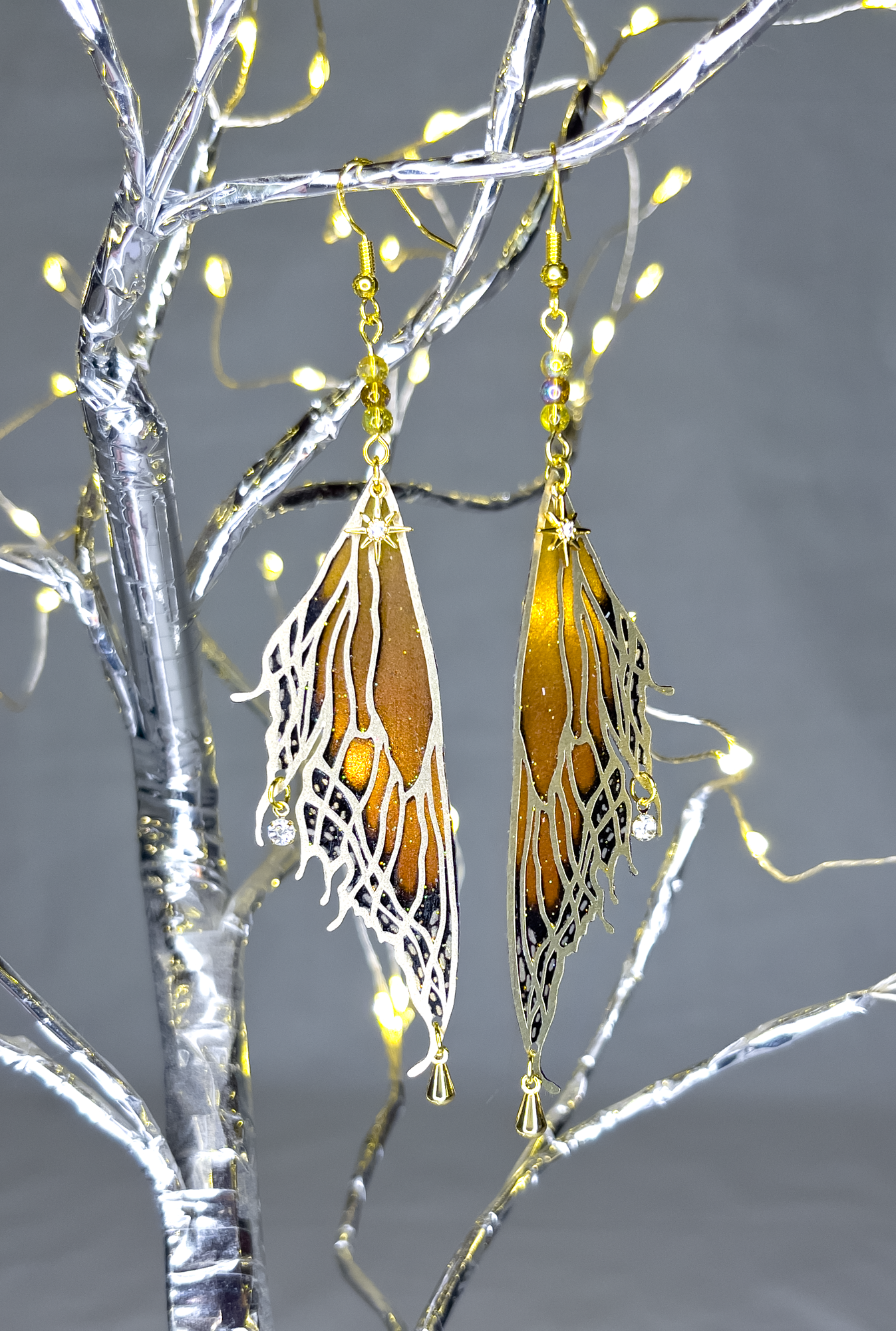 Cassiopeia Fairy Wing Earrings