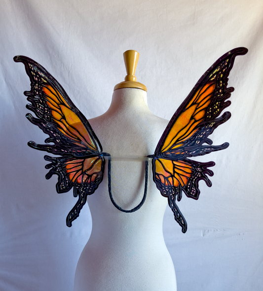 Fabled Forest Collection - Cassiopeia with Black Frames and Monarch Butterfly Digital Art
