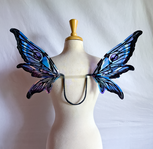 Fabled Forest Collection - Rowan with Frames in Black and Digital Art in a Blue Butterfly Pattern