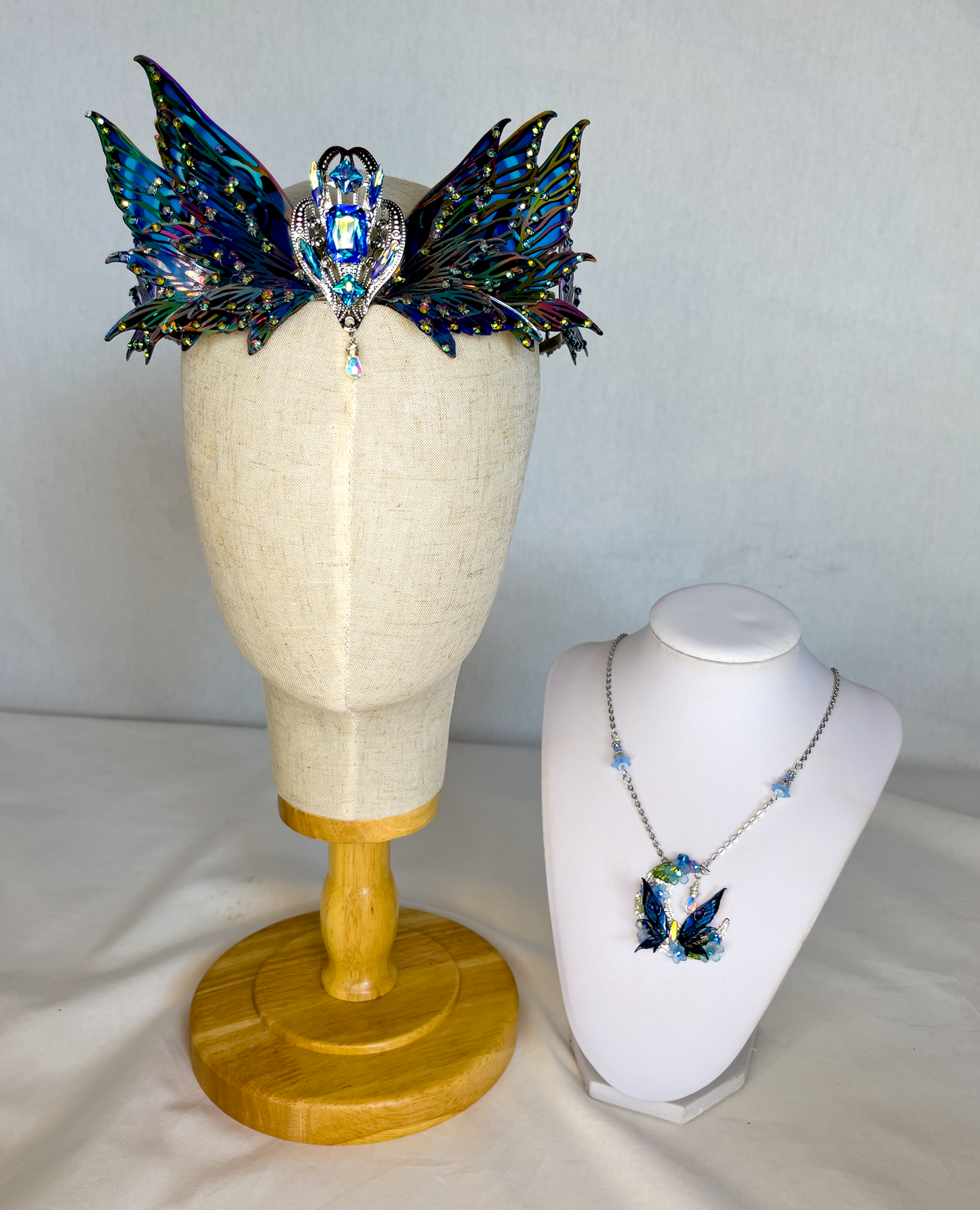 Crownbound: Rowan (Blue Butterfly Detail)