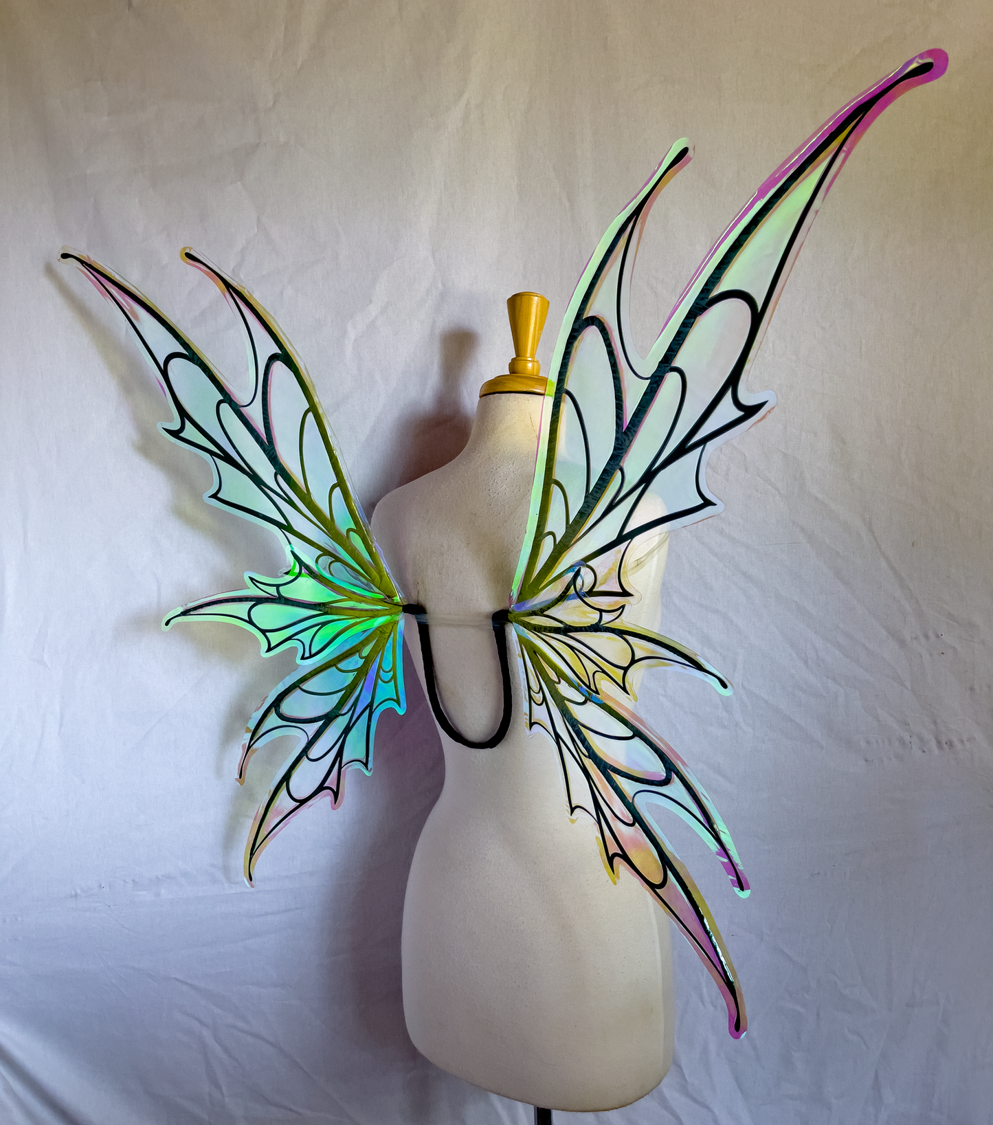 Spooky Fairy Wings in Graduated Greens